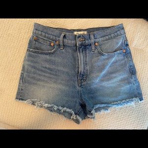 MADEWELL The Perfect Jean Short - Size 29